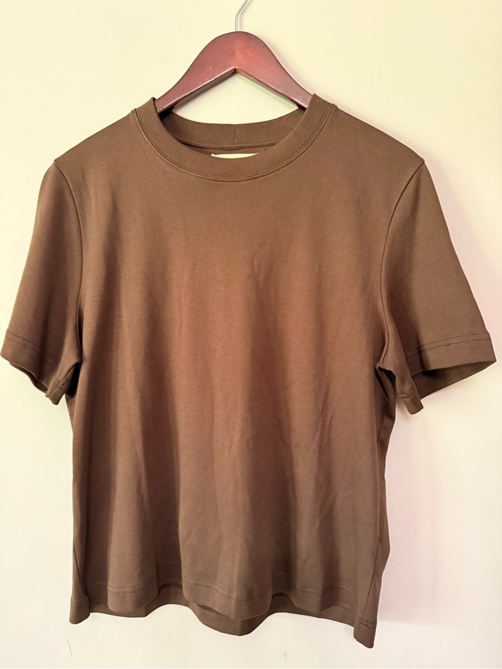 nu-in Brown Cotton T-Shirt